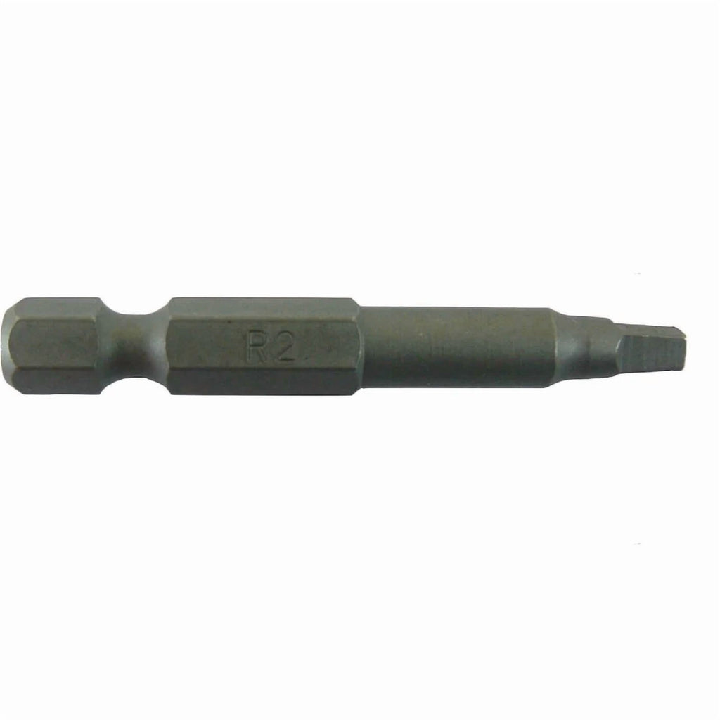 KLYNE - Square Bit Driver: 2 Inch - #2 Robertson (R2) - Quick-Change Shank (5 Bit Pack)