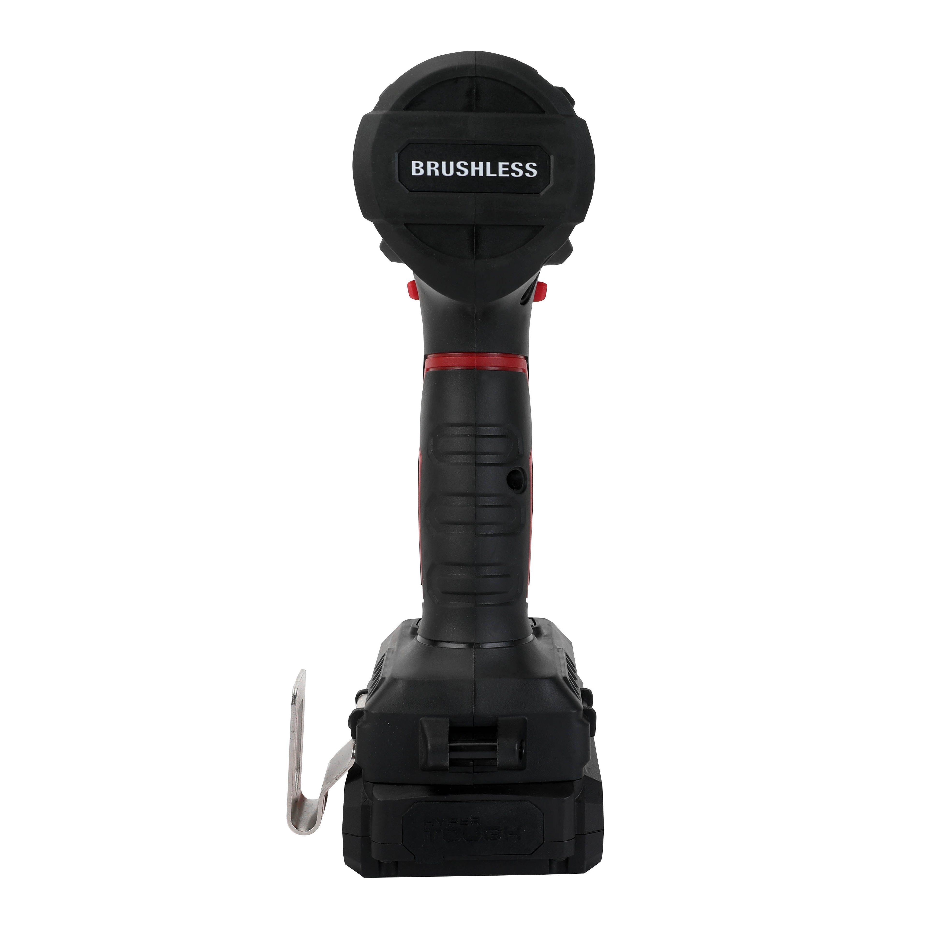 Open Box Hyper Tough 20V Brushless 1/2-inch Impact Wrench, Battery & Charging Cable