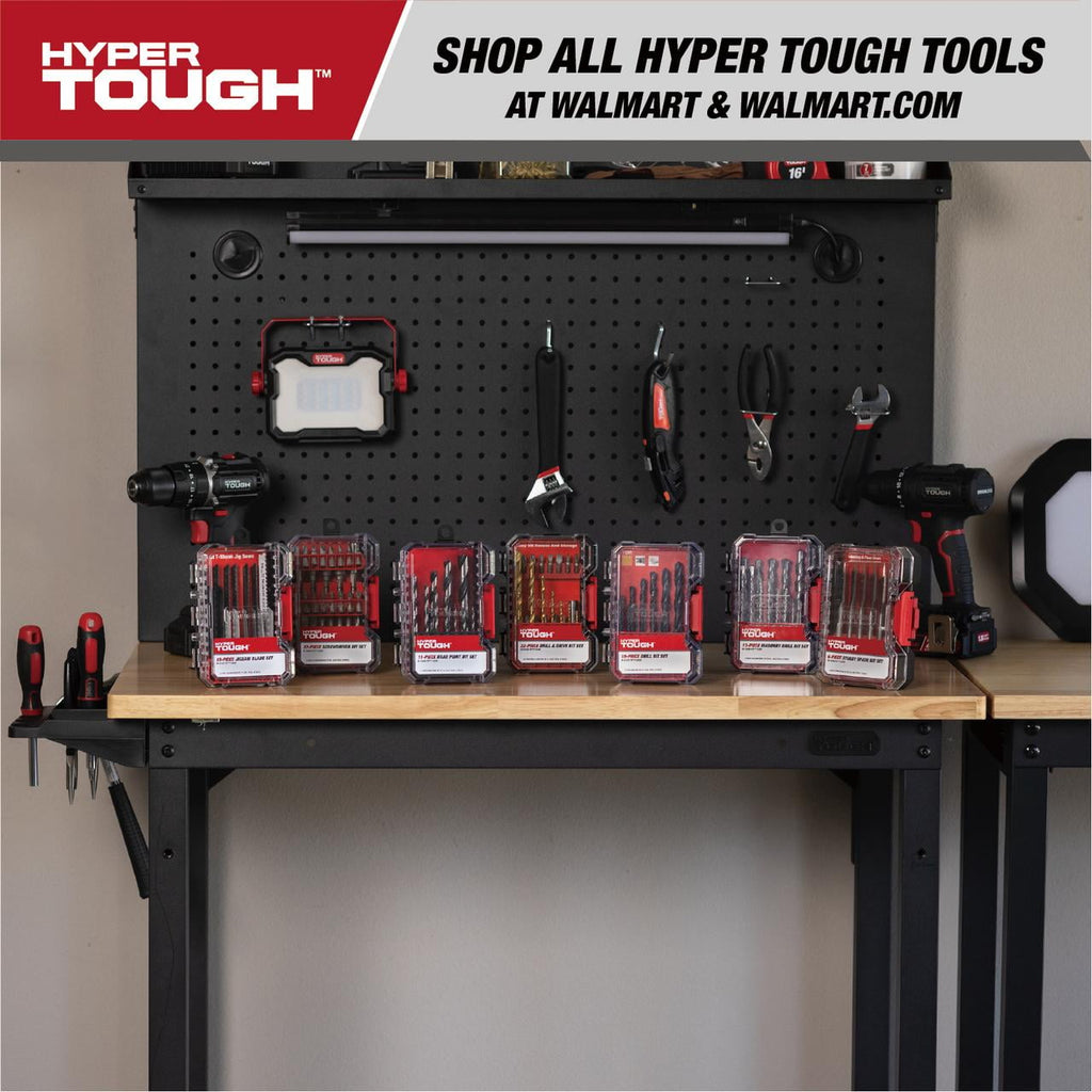 Hyper Tough 22-Piece Drill & Drive Set in Click Fit? Case
