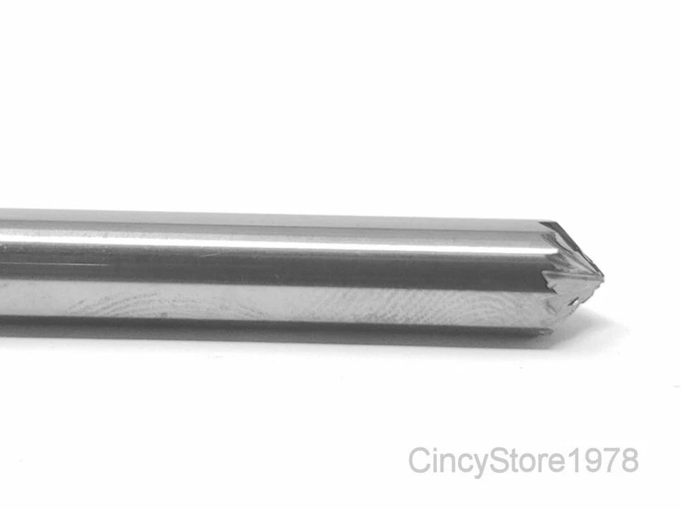 KLYNE - Sk1D Cone 90 Degree Carbide Burr Bur Tool Die Grinder Bit 1/4 Countersink