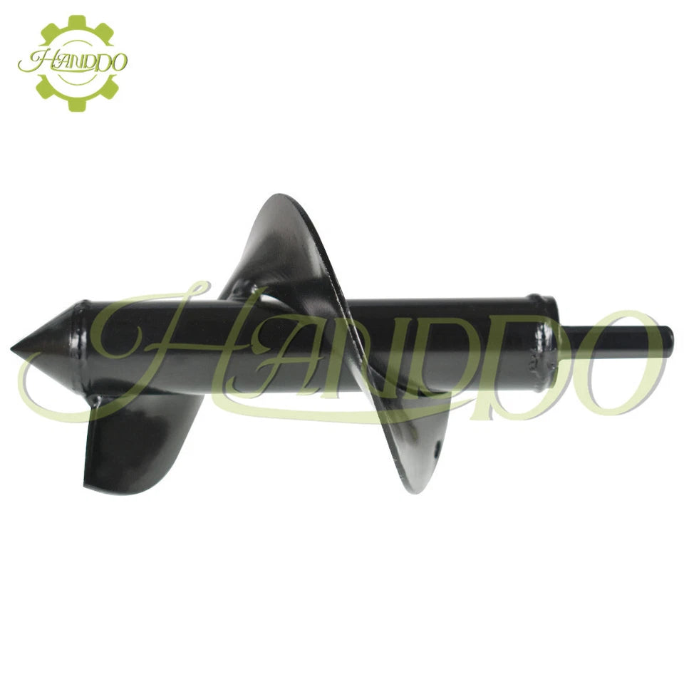 PURELY- Black Auger Drill Bit 3''× 7'' Garden Plant Flower Bulb Rapid Planter Spiral