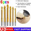 2025 New Upgrade Drill Bits, 6 Pcs Twist Drill Bit Set Power Tool Accessories Us