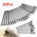 20Pcs Diamond Burr Set Drill Bits Mini Drill For Dremel Rotary Tool Accessories