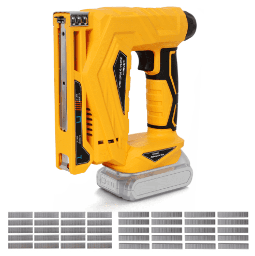 Dewalt 20V Cordless 2-in-1 Brad Nailer & Stapler with Safety Lock