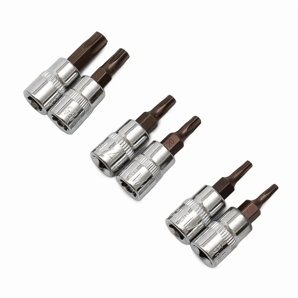 KNACK - Home Furnishing 6Pcs Bit Socket Repair Set Tools 1/4Inch Shank 6.35Mm Drive