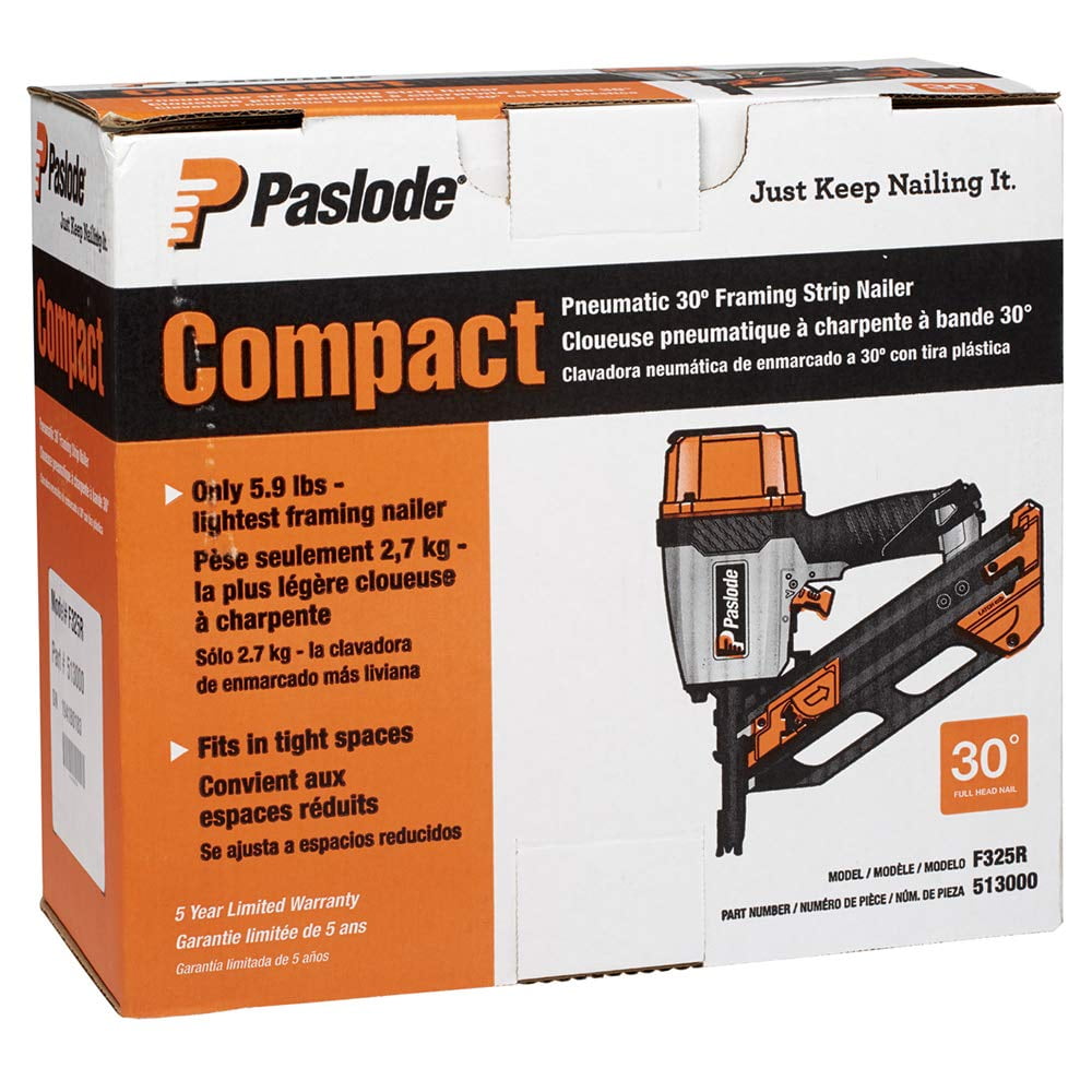 Paslode Pneumatic 30 deg. Framing Nailer