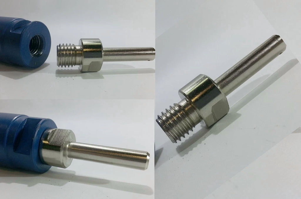 KLYNE - Core Drill Bit Adapter 5/8-11 Thread Male 3/8 Shank Diamond Power Drill Unc