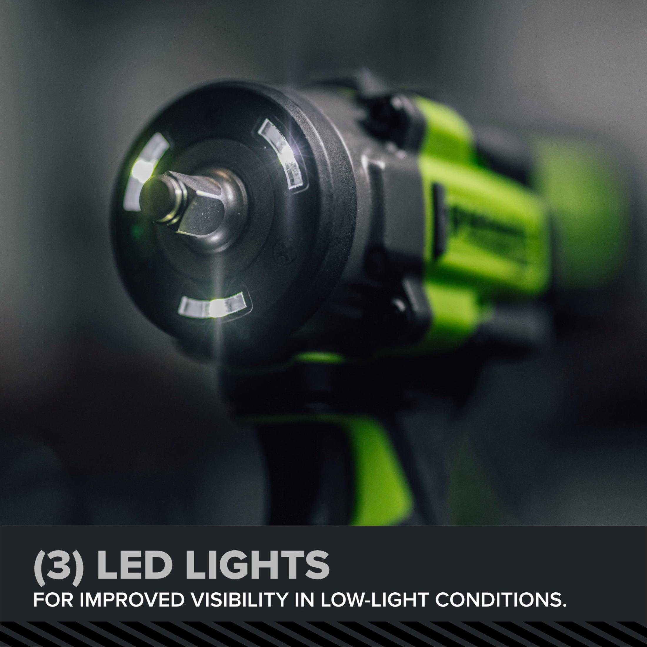 Greenworks Pro PowerAll 24V Brushless 1,430 ft-lb Breakaway Torque 1/2 Impact Wrench, Tool Only, IW51500A1