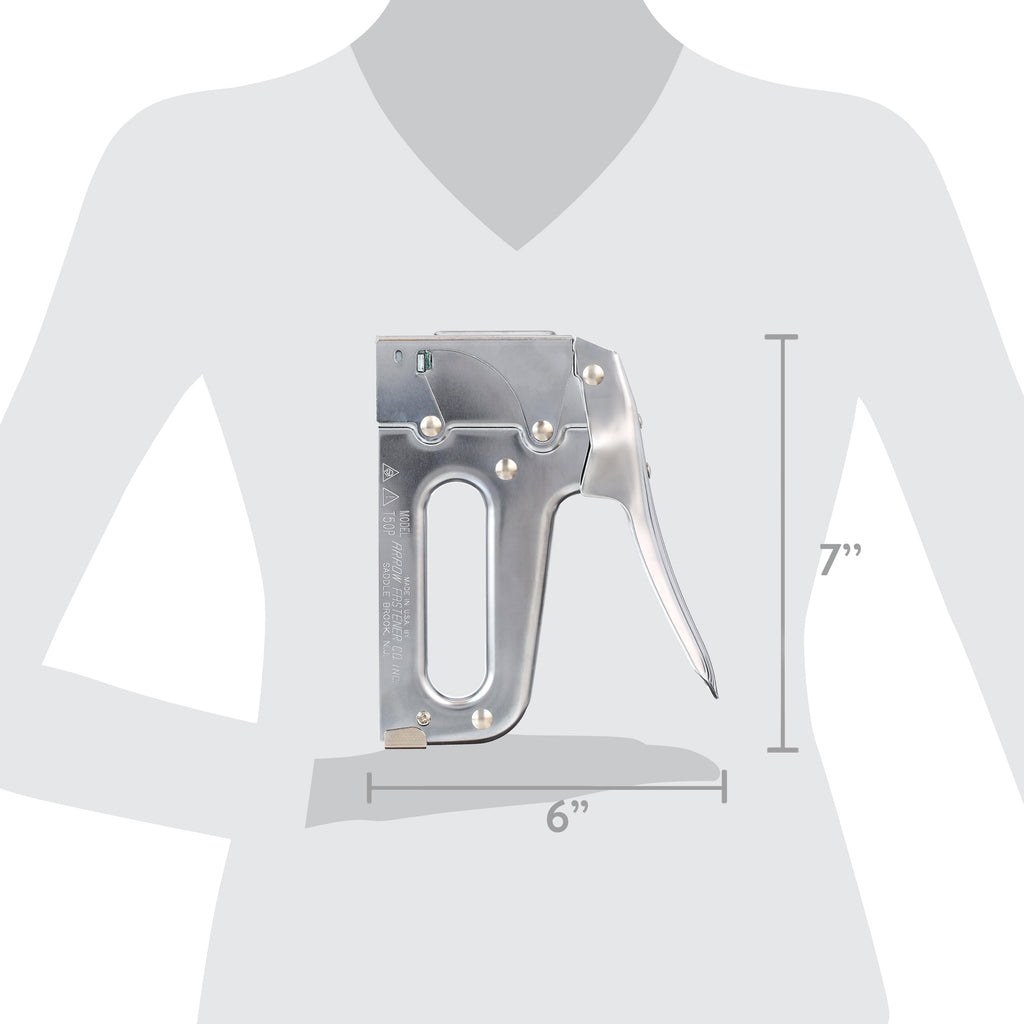 Arrow T50 Heavy Duty Manual Staple Gun for Upholstery, Wood, and Crafts, New