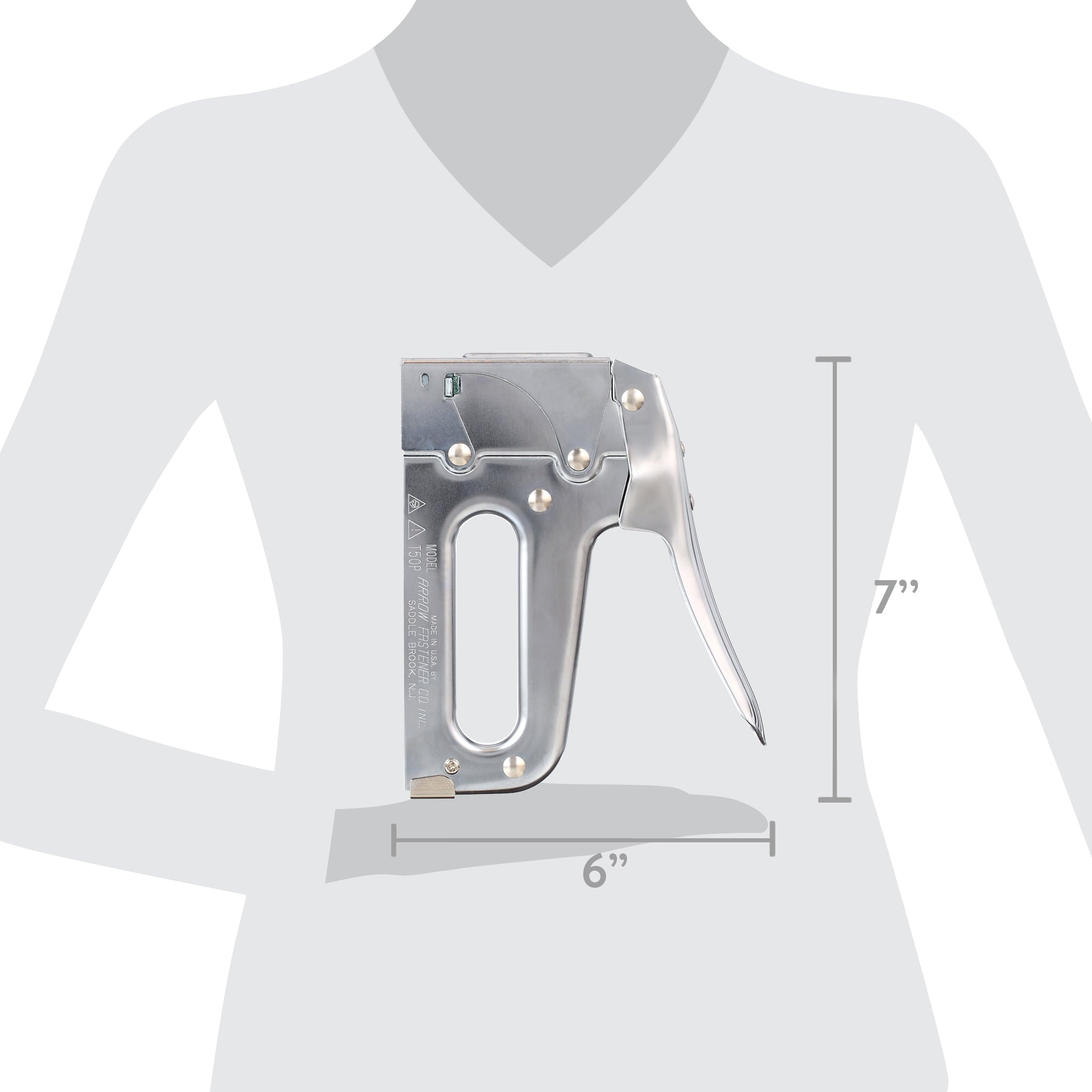 Arrow T50 Heavy Duty Manual Staple Gun for Upholstery, Wood, and Crafts, New