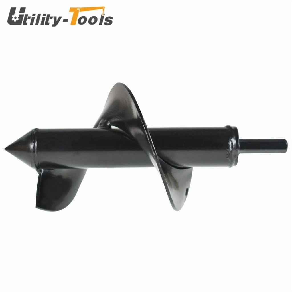 PURELY- 3 In × 7 In Auger Drill Bit Garden Plant Flower Bulb Rapid Planter Spiral