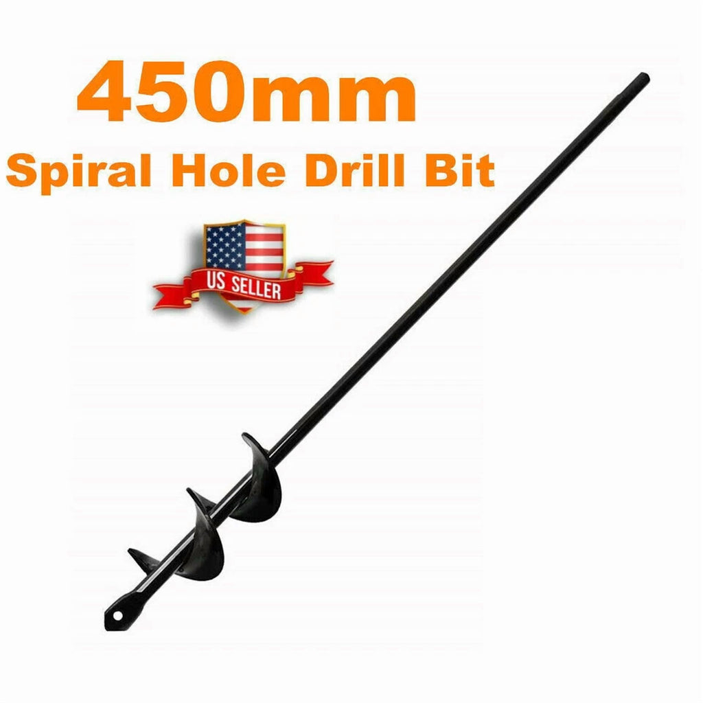PURELY- 18 Planting Auger Spiral Hole Drill Bit Garden Soil Yard Earth Bulb Hole Digger