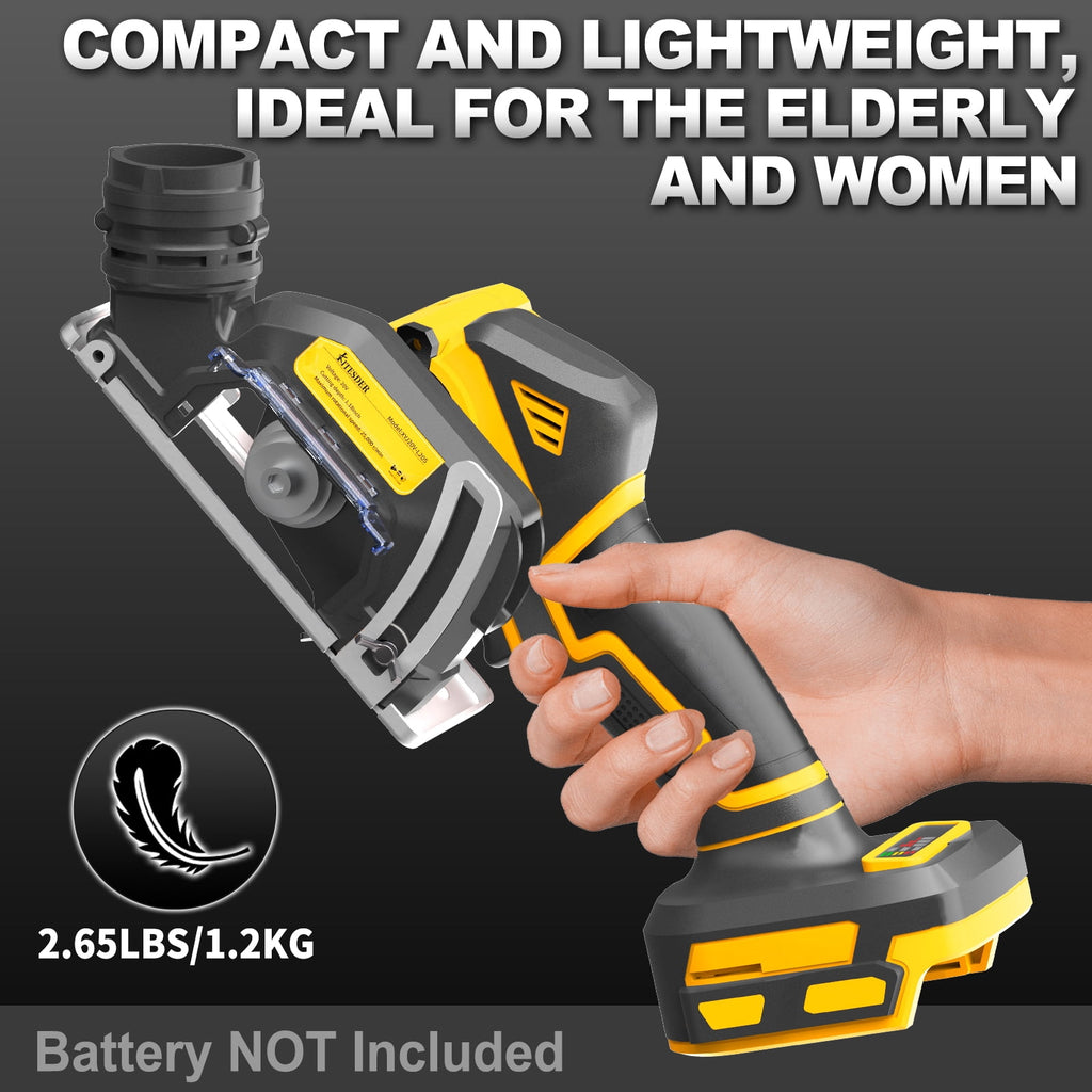 20V 3 Mini Cordless Circular Saw with Battery & Charger, 25000RPM, Blade Guard Included, Cuts Tile Wood Metal Plastic, for DIY & Construction, Local Warehouse Shipping