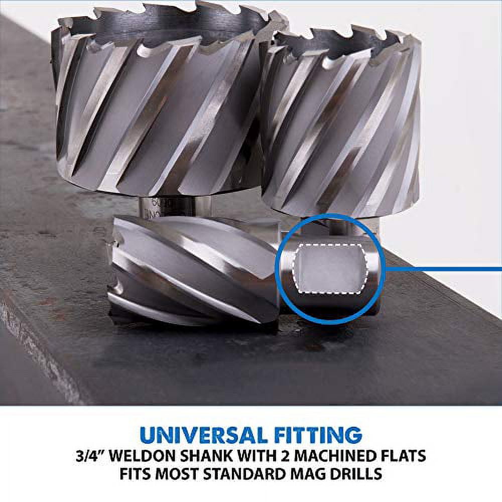 Evolution CC112 1-1/8-Inch Diameter x 1-Inch Depth of Cut Cyclone High Speed Steel Annular Cutter