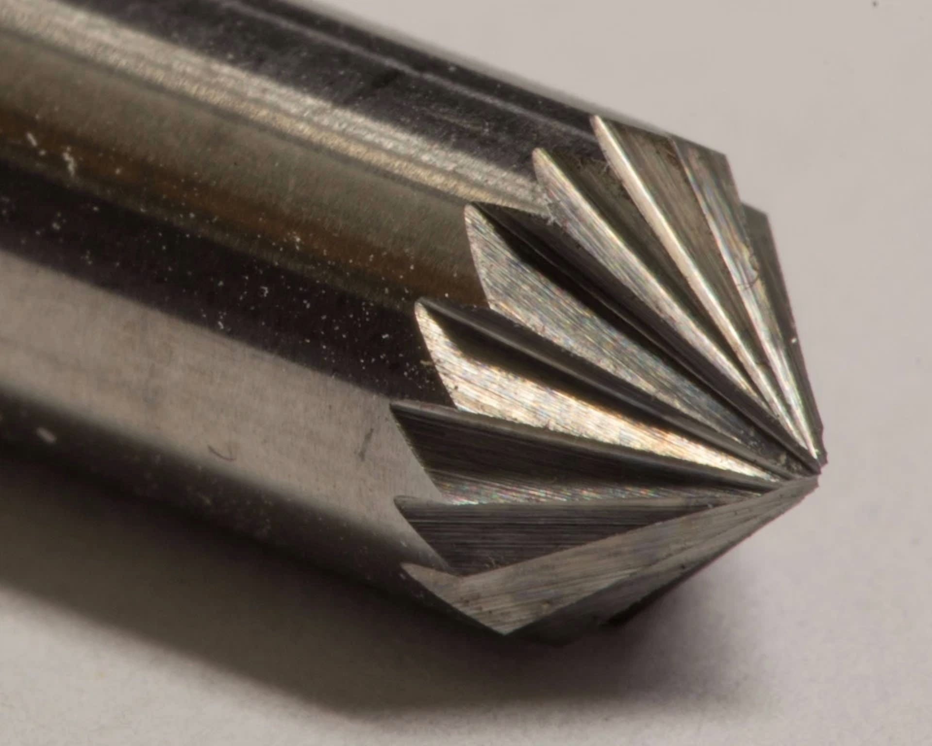 KLYNE - Sk1S Cone 90 Degree Carbide Burr Bur Tool Die Grinder Bit 1/4 Countersink
