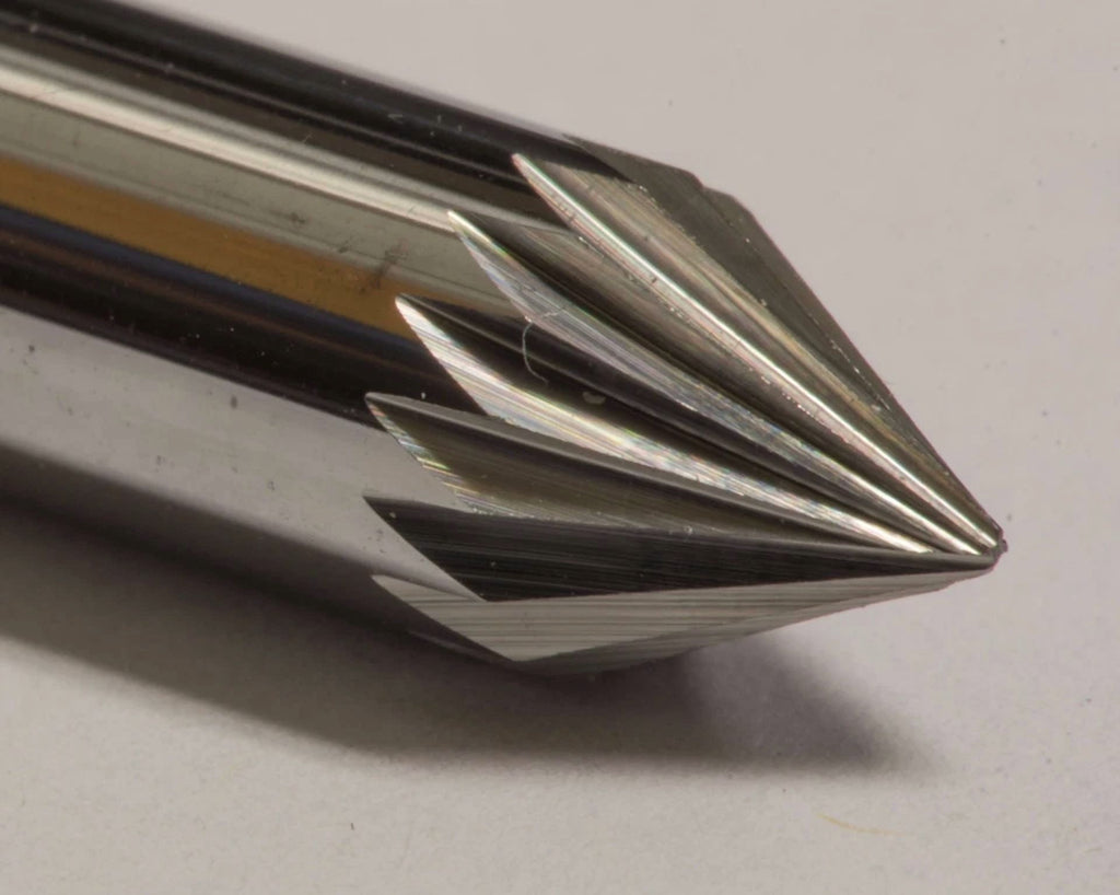 KLYNE - Sj1S Cone Shape Tungsten Carbide Burr Bur Cutting Tool Die Grinder Bit 1/4 New