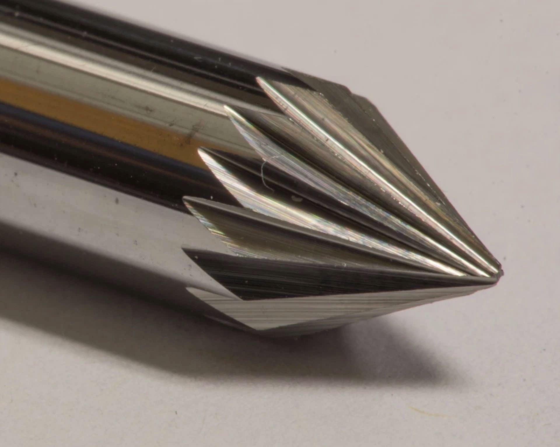 KLYNE - Sj1S Cone Shape Tungsten Carbide Burr Bur Cutting Tool Die Grinder Bit 1/4 New