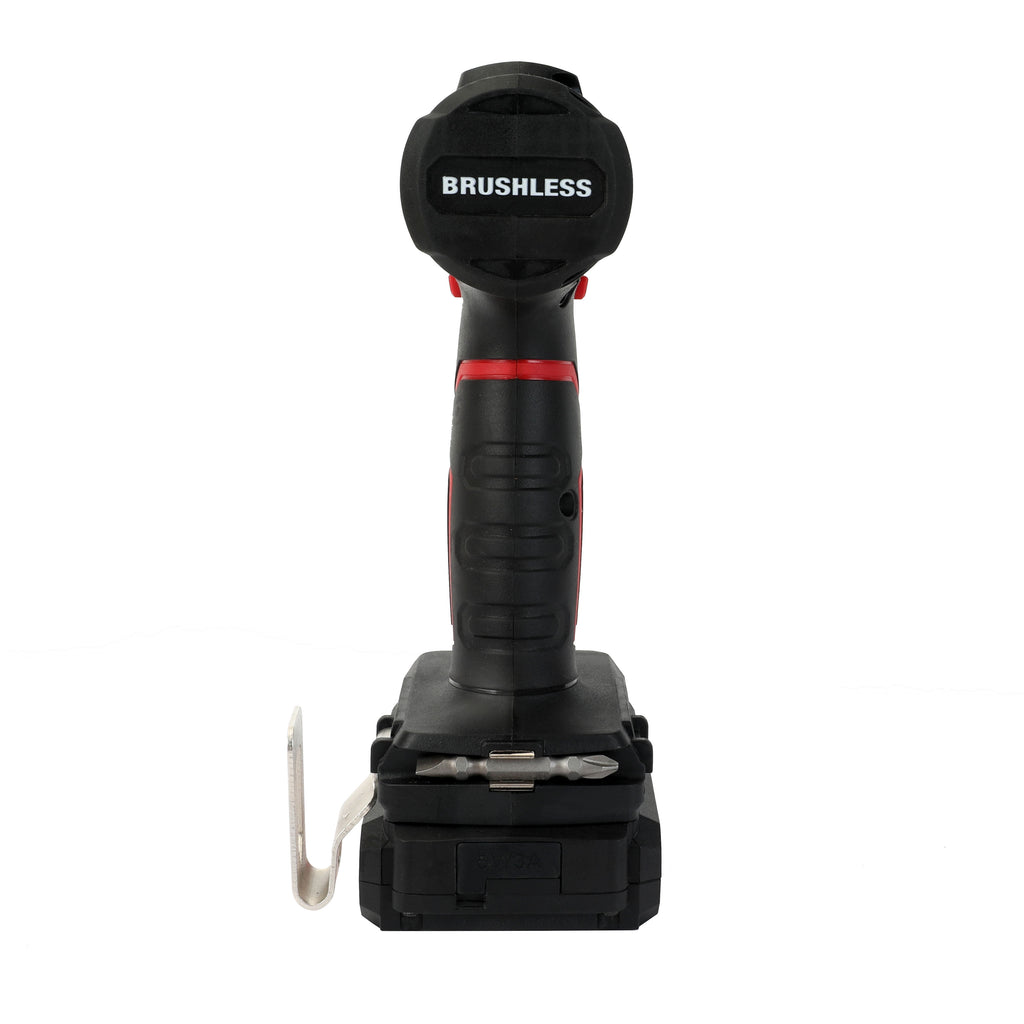 Hyper Tough 20V Brushless Cordless Drill with 1.5Ah Battery and USB-C Charging Cable