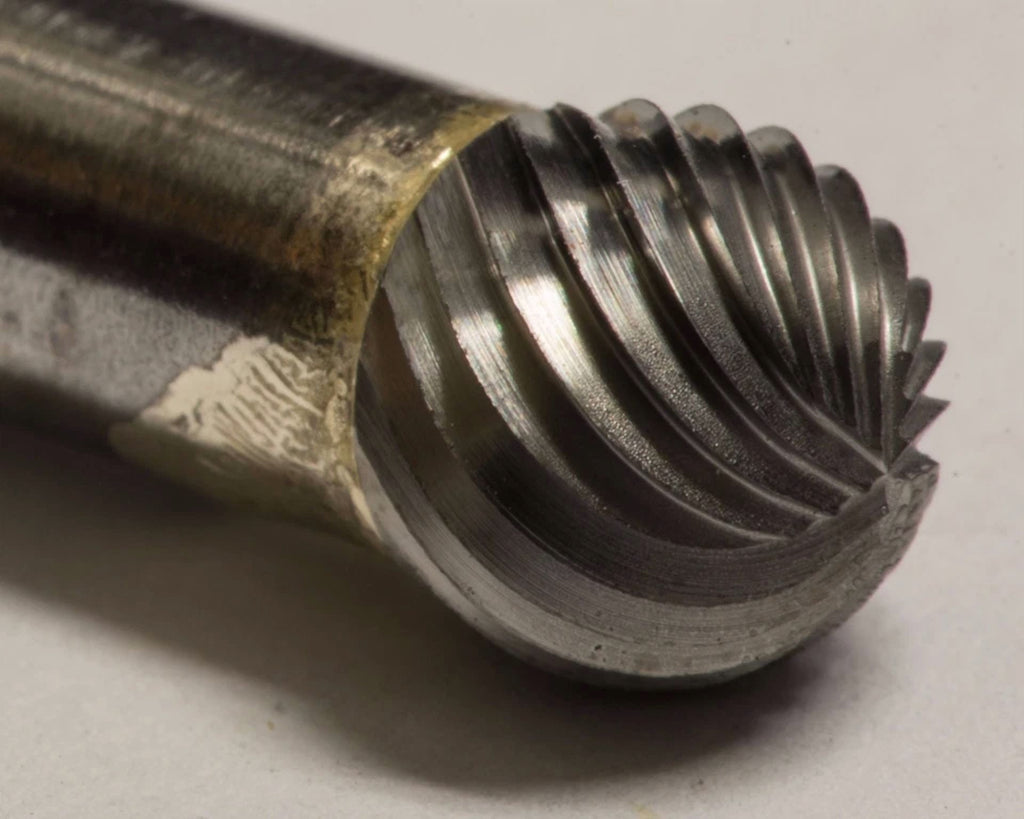 KLYNE - Sd2S Ball Shape 5/16 Carbide Burr Bur Tool Die Grinder Bit 1/4 Shank