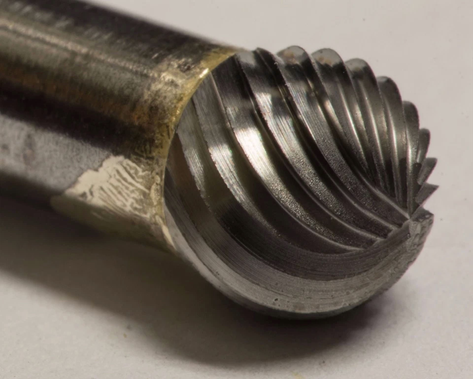 KLYNE - Sd2S Ball Shape 5/16 Carbide Burr Bur Tool Die Grinder Bit 1/4 Shank
