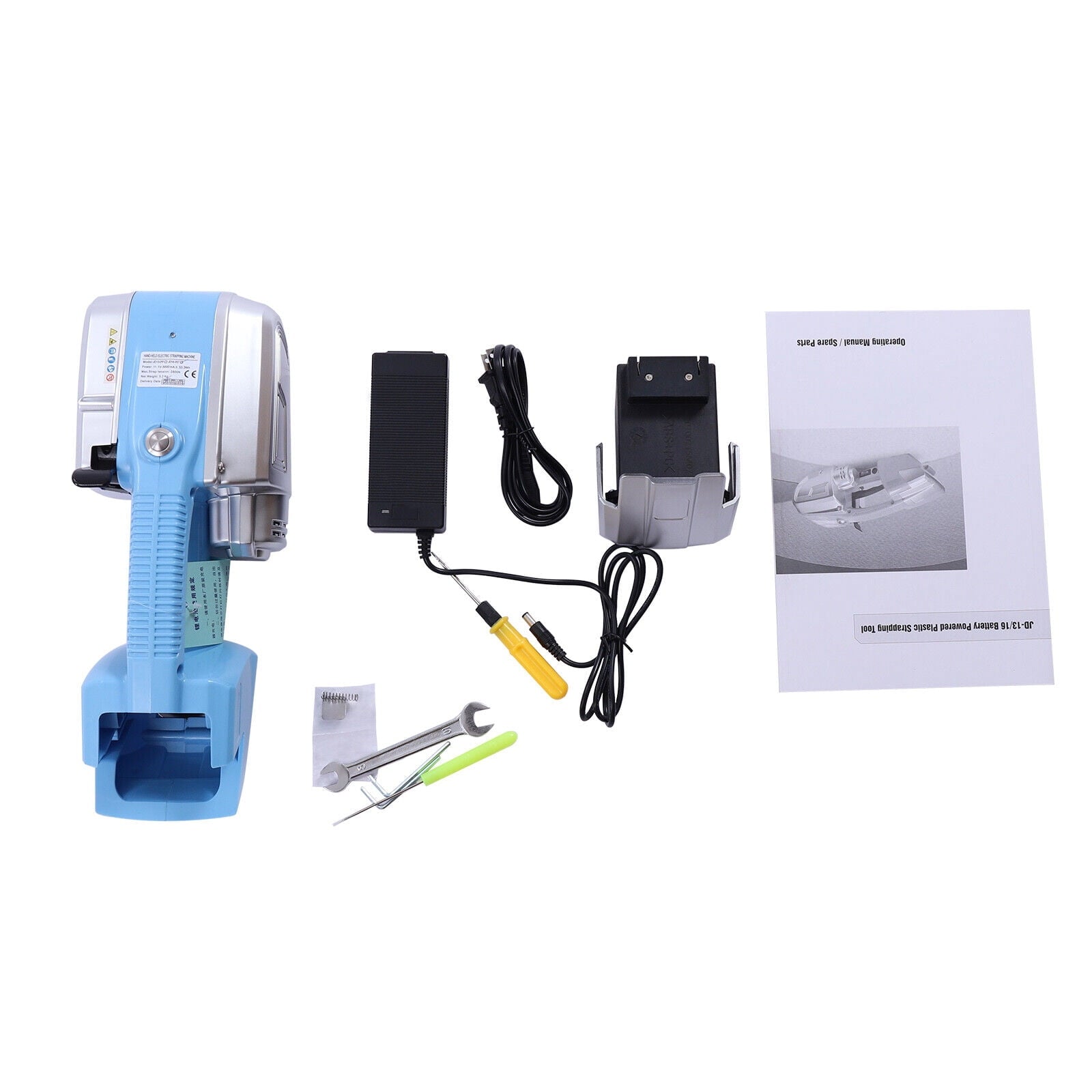 DENSET Automatic Strapping Machine Strapper Battery Operated Strapping Banding Tool Kit For 1/2-5/8 PP PET Straps