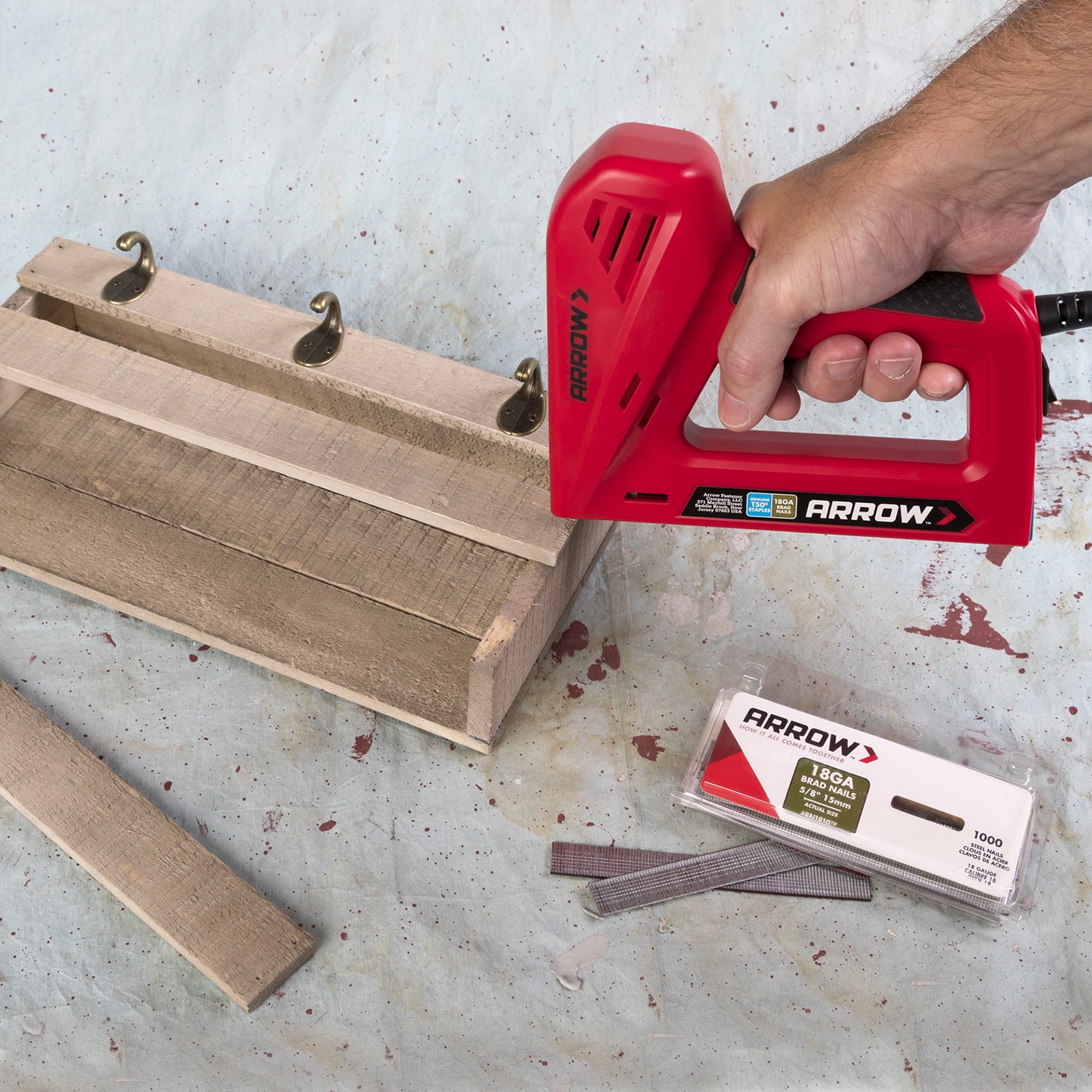 Arrow T50ACN Corded Electric Staple Gun and Nailer for DIY and Home Improvement Projects, New