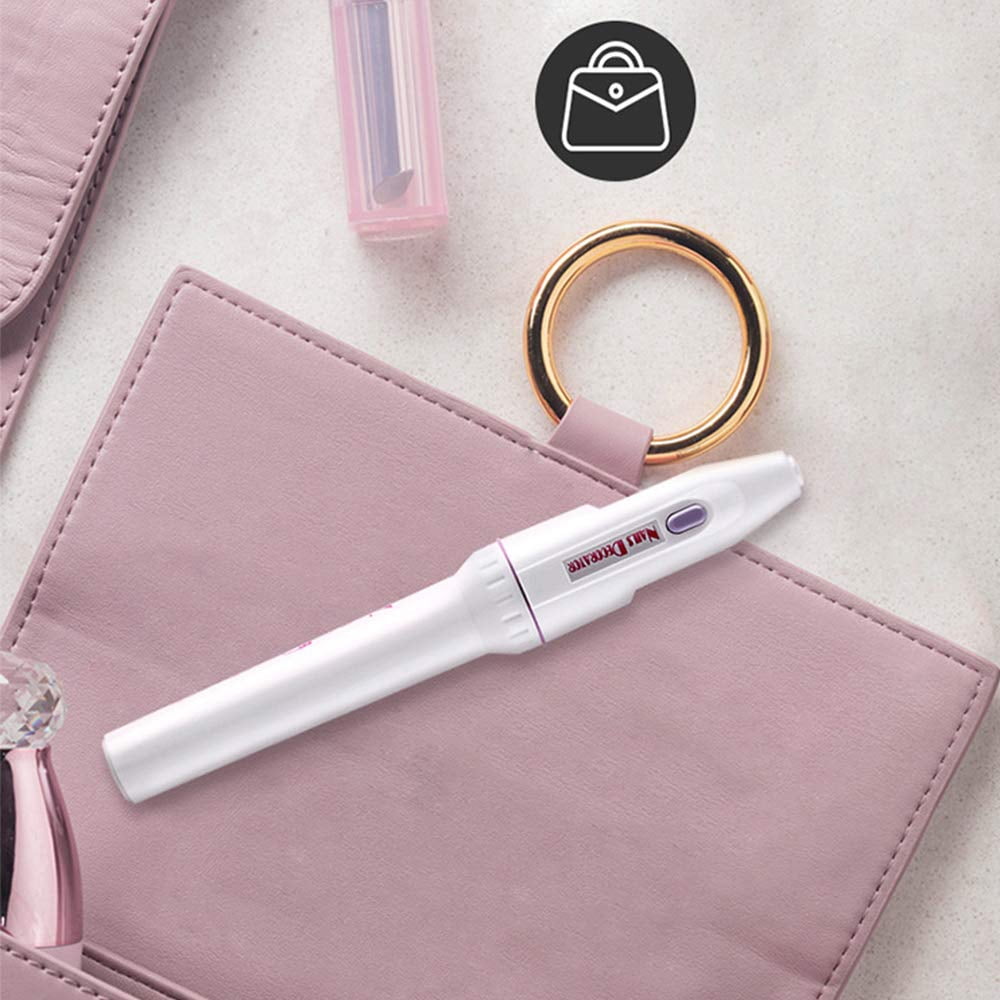SNNROO 5-in-1 Electric Manicure Set, Nail Drill File Grinder Grooming Kit,Callus Remover Nail Buffer Polisher Nail Art Pedicure Kit for Home Salon,White