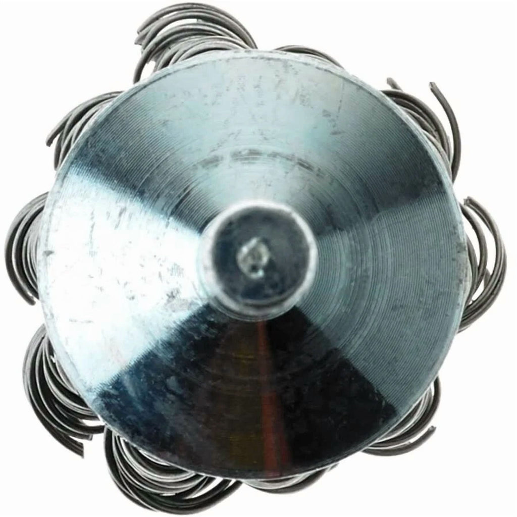 KNACK - 1 Wire Knot End Brush Stainless Steel With 1/4 Shank For Die Grinder Or Drill