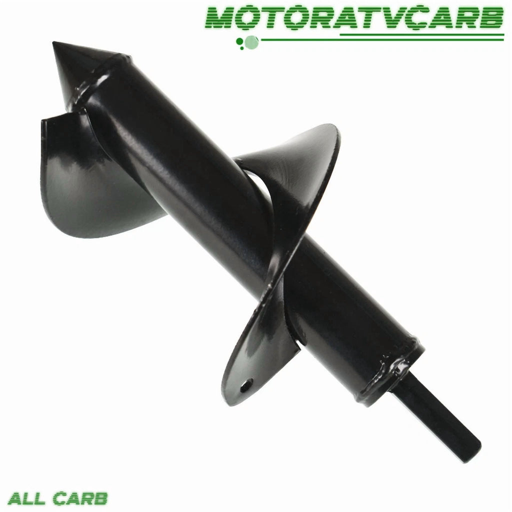 PURELY- All-Carb 3In × 7In Auger Drill Bit Garden Plant Flower Bulb Rapid Planter Spiral