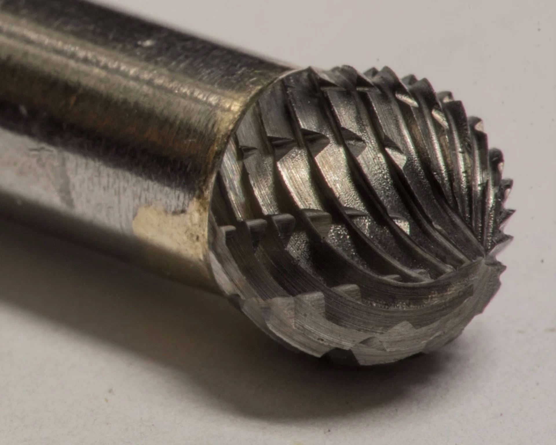 KLYNE - Sd2D Ball Shape Tungsten Carbide Burr Bur Cutting Tool Die Grinder Bit 1/4 New