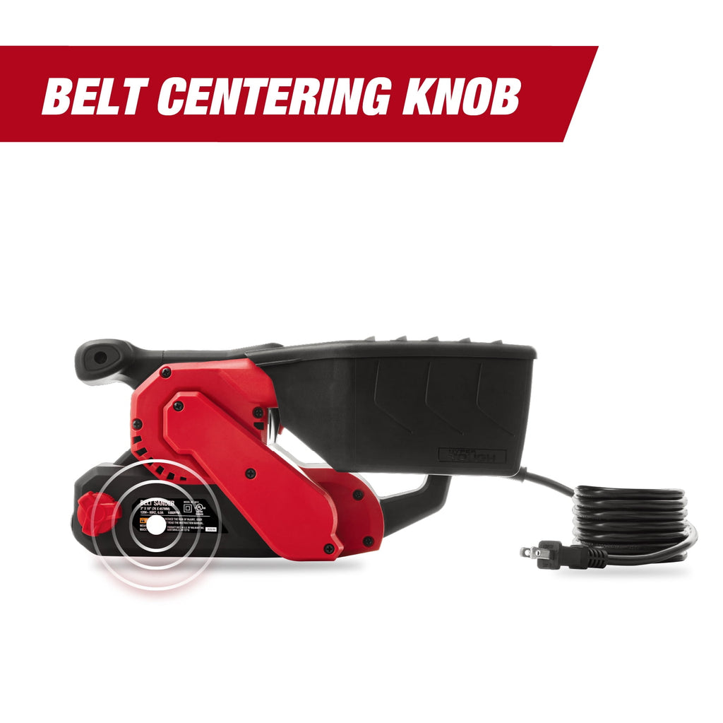 Hyper Tough 6-Amp Belt Sander, 3 x 18-inch, Corded, 2613