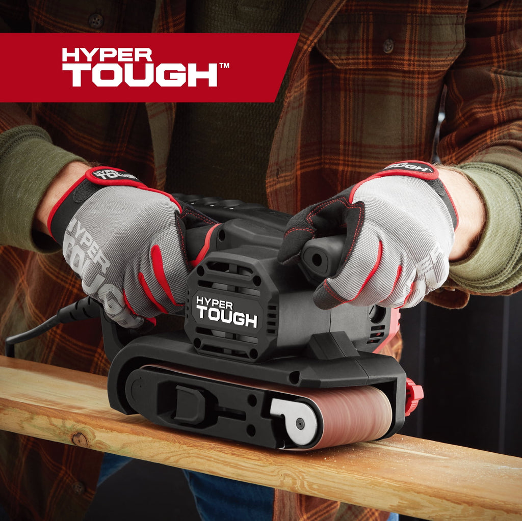 Hyper Tough 6-Amp Belt Sander, 3 x 18-inch, Corded, 2613