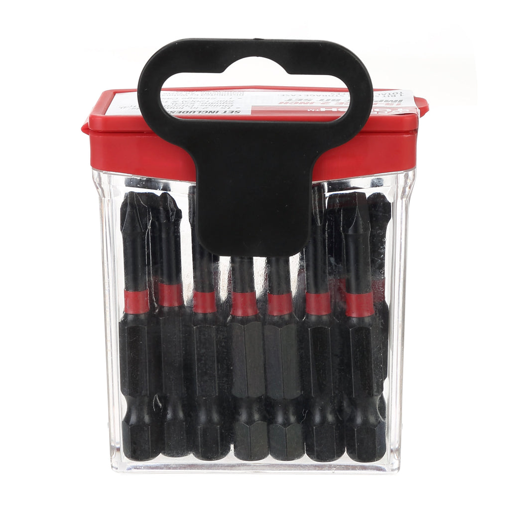 Hyper Tough 15 Piece 2 Impact Rated Screwdriver Bit Set