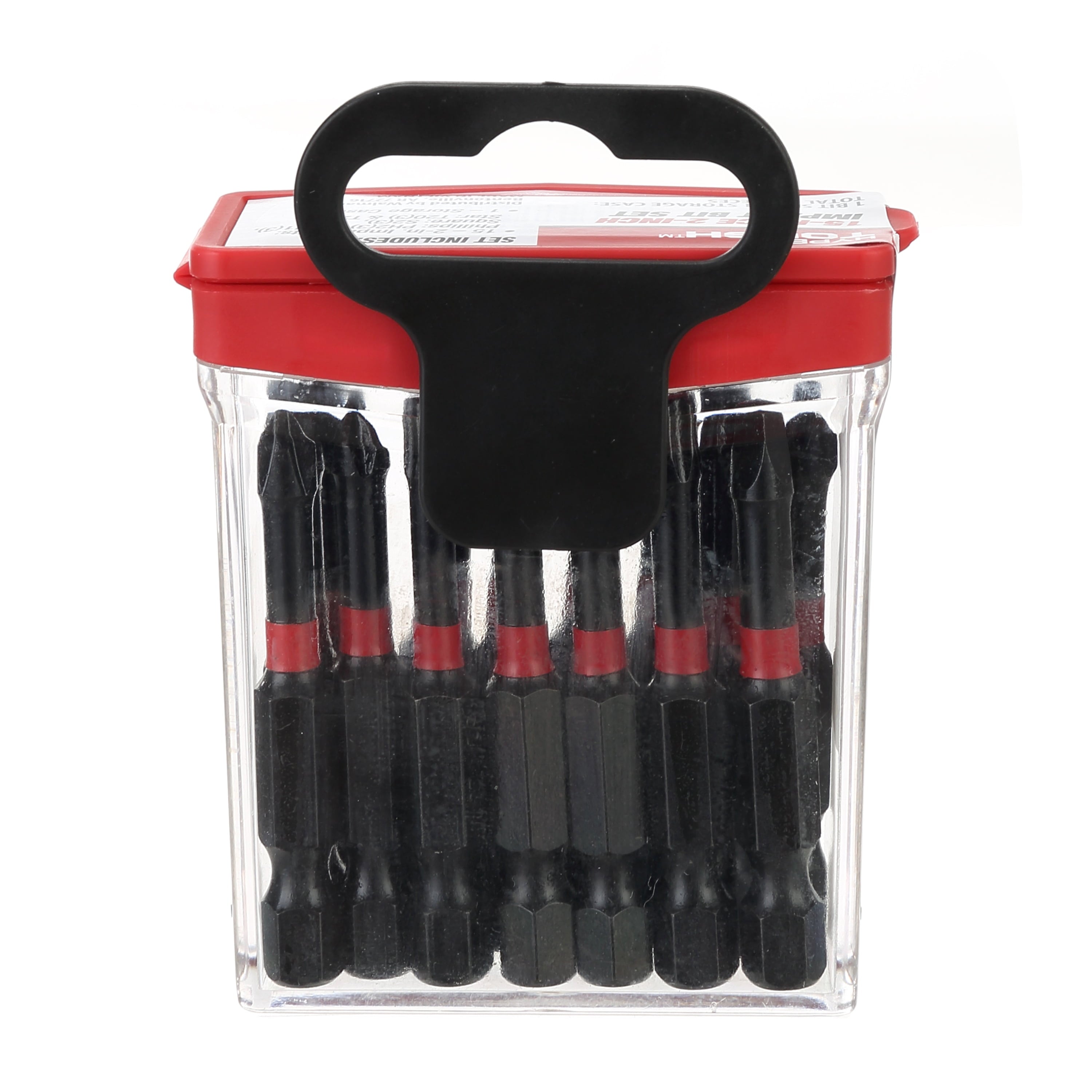 Hyper Tough 15 Piece 2 Impact Rated Screwdriver Bit Set