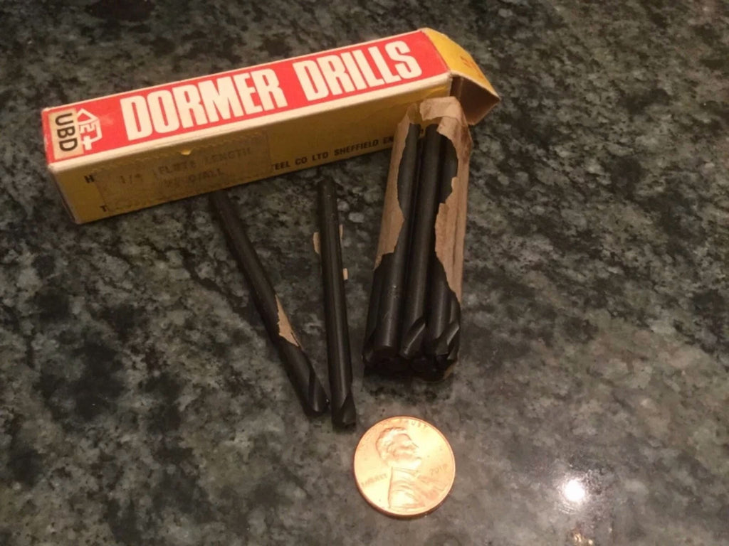 KNACK - 12 Dormer England Special Short Flute 3/16 Stub 1/4 Flute X 2 1/2 Long Drill