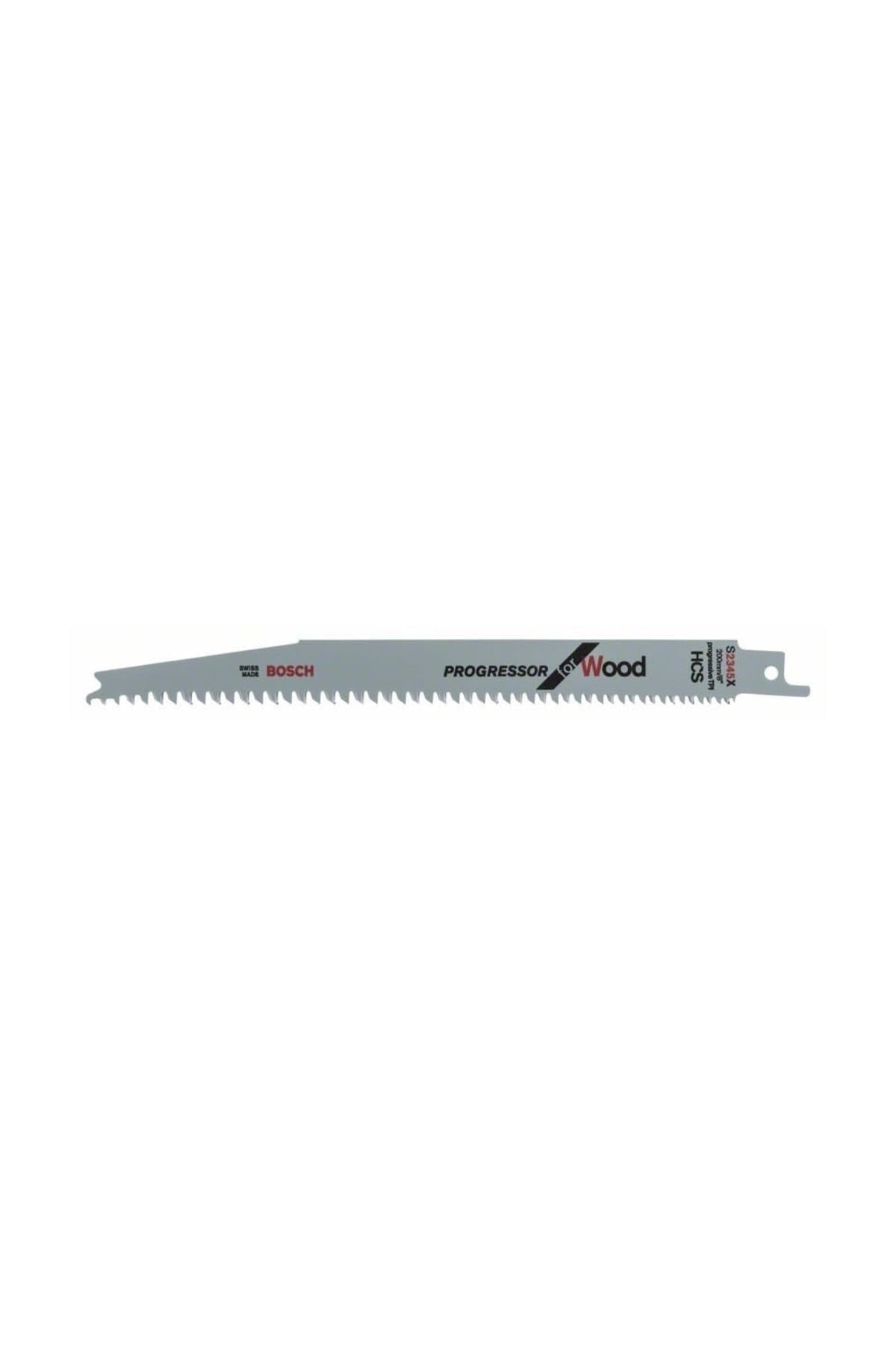 Bosch Professional 5 pieces Sabre Saw Blade S 2345 X Progressor for Wood (for wood, 200 x 19 x