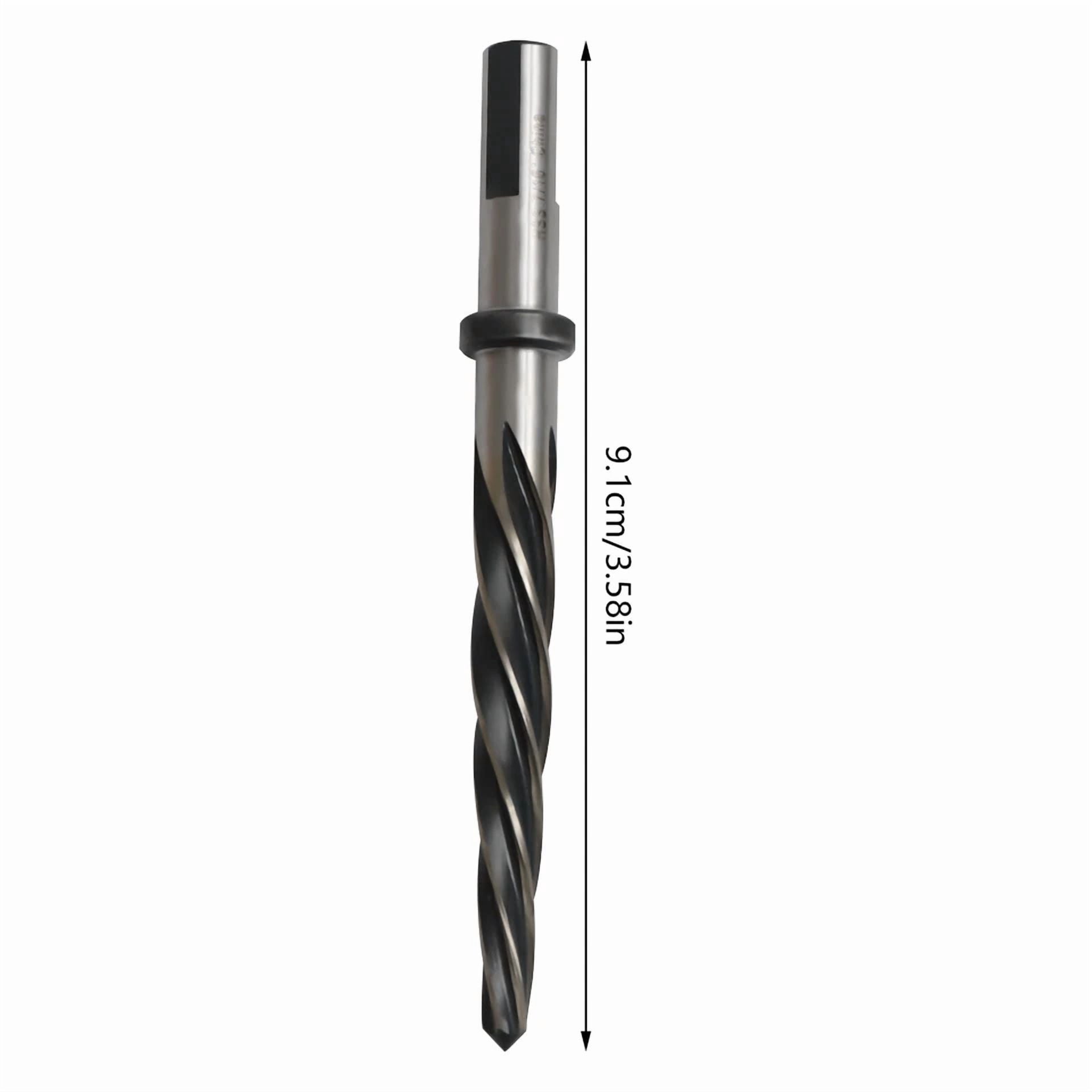 KNACK - 7/16 Bridge Reamer Round W/ 1/2 Three Flat Shank Spiral Chuck Drill Bit Usa