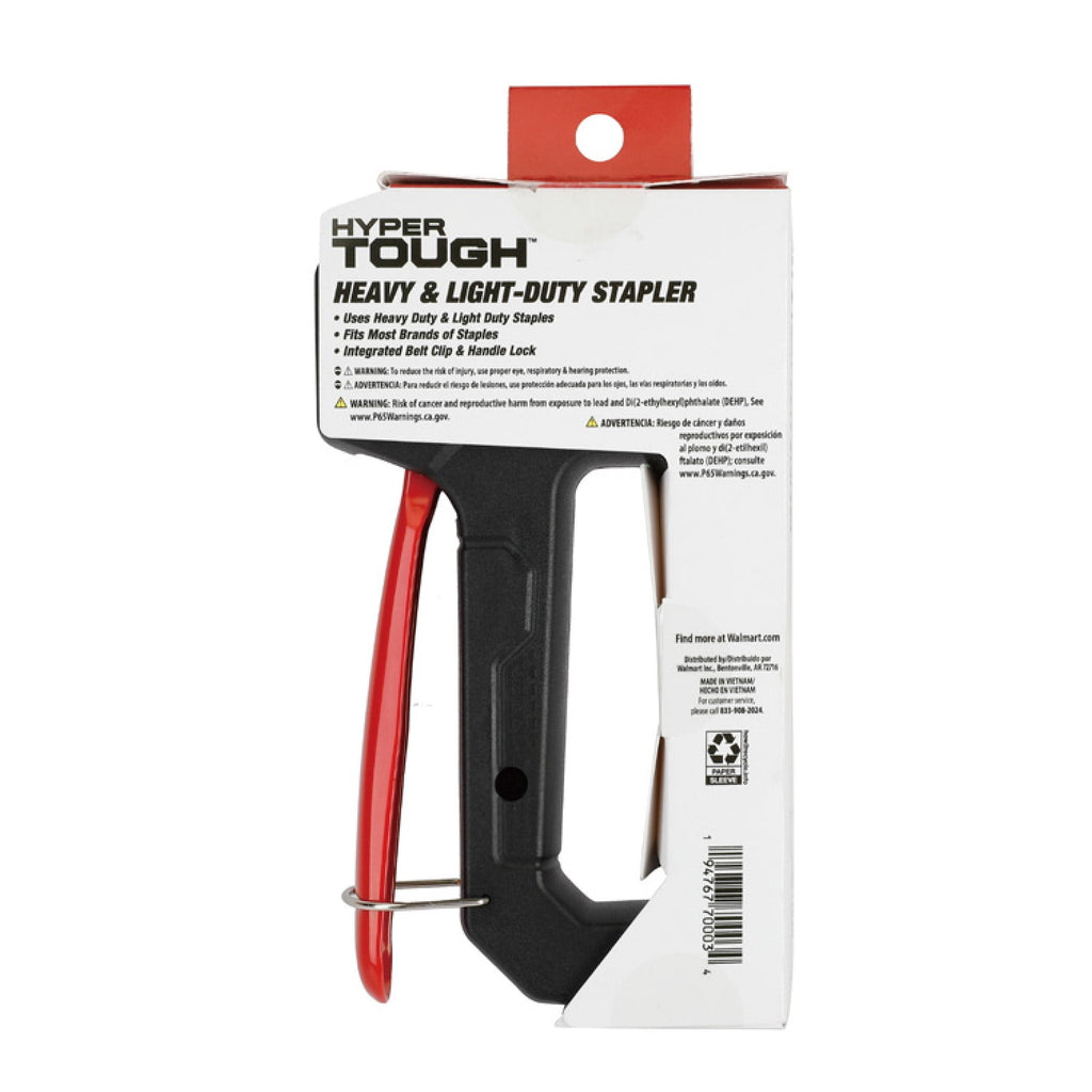 Hyper Tough Staple Gun for Heavy & Light Duty Staples