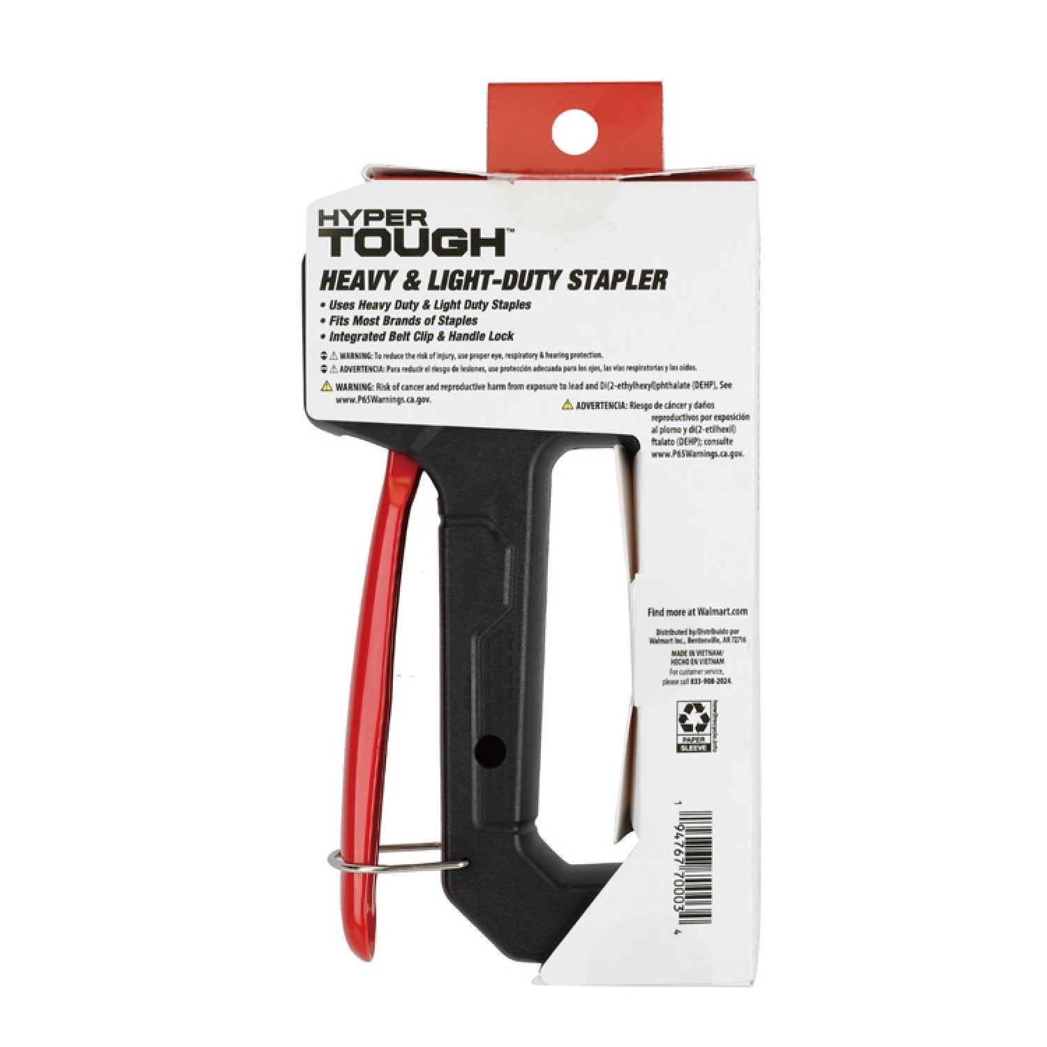Hyper Tough Staple Gun for Heavy & Light Duty Staples