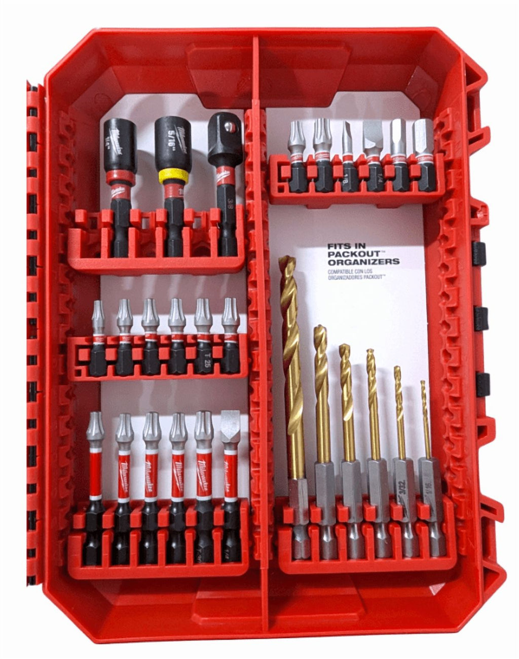 MILWAUKEE SHOCKWAVE Impact Duty 60PC Drill & Drive Set – Model 48-32-4097, PACKOUT Compatible
