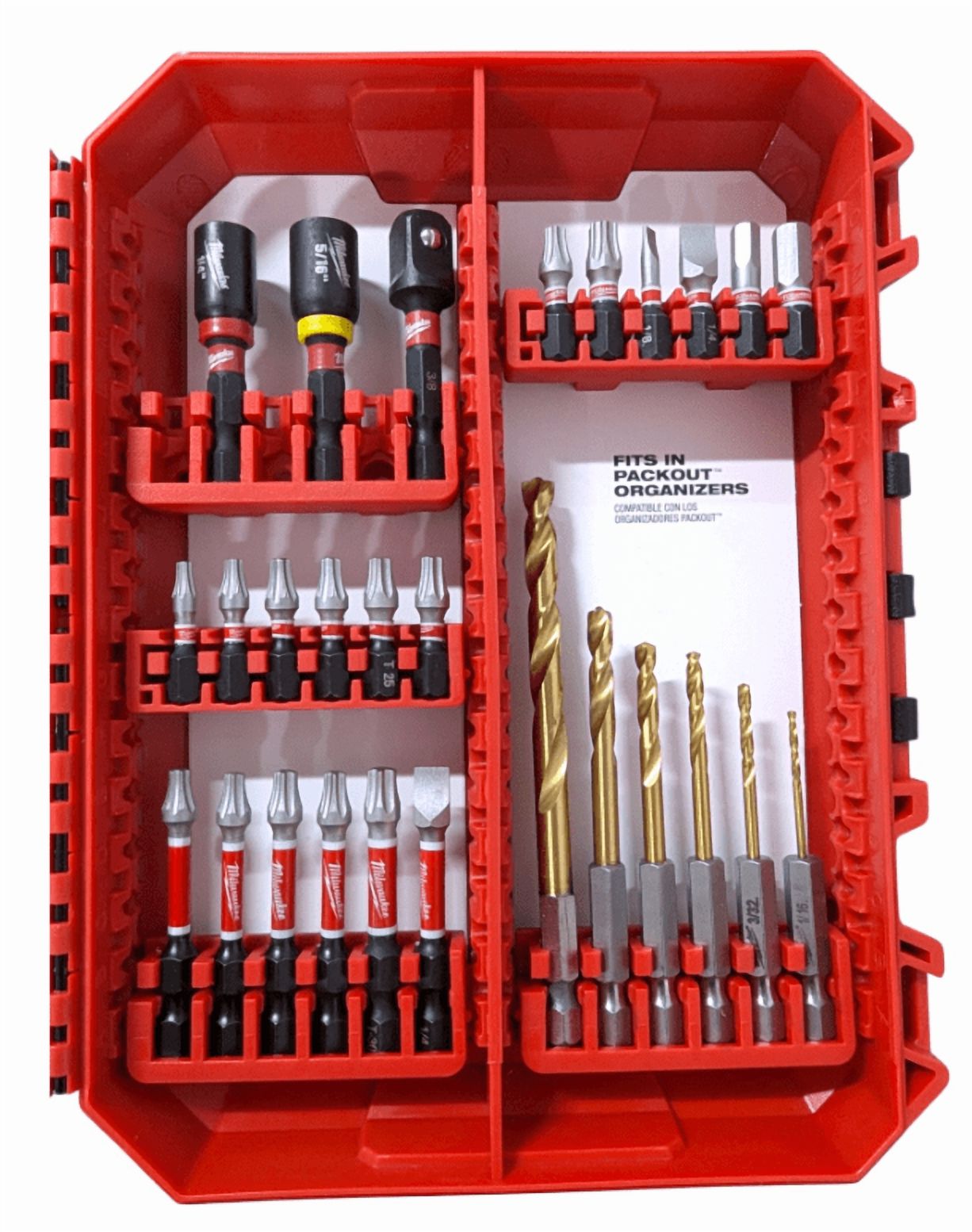 MILWAUKEE SHOCKWAVE Impact Duty 60PC Drill & Drive Set – Model 48-32-4097, PACKOUT Compatible