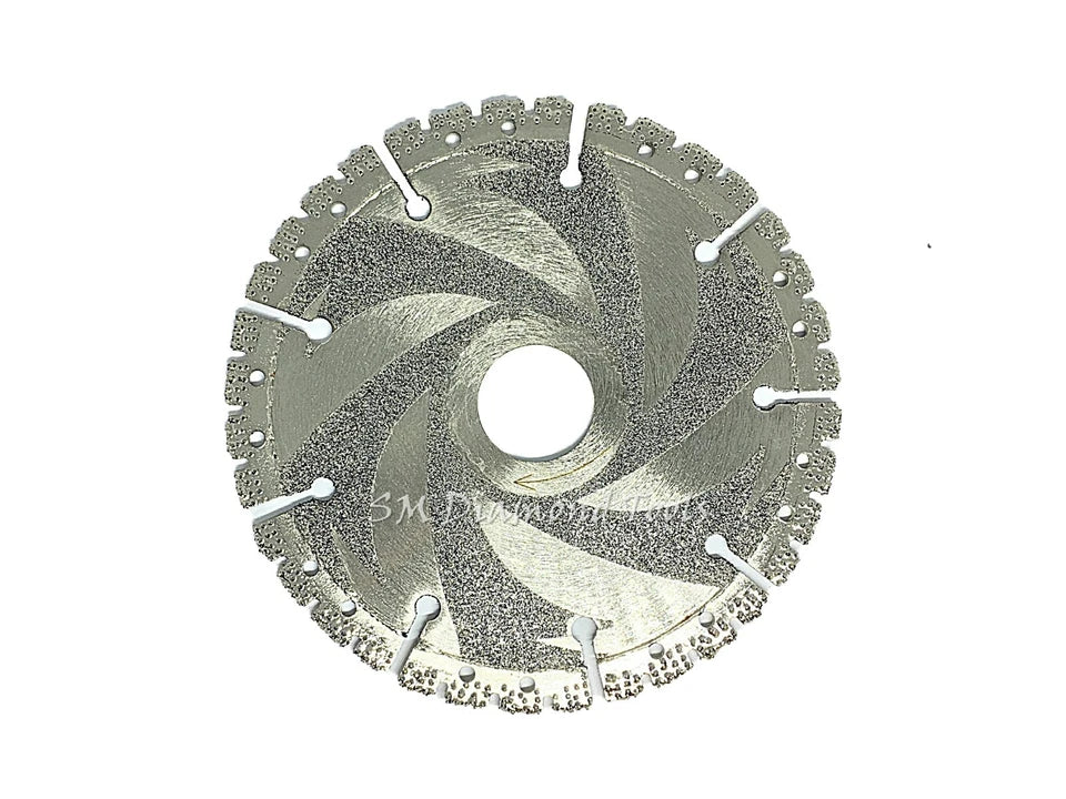 KLYNE - 4.5-Inch Segmented Laser Welded Diamond Blade For Cutting Ductile In Wet/Dry
