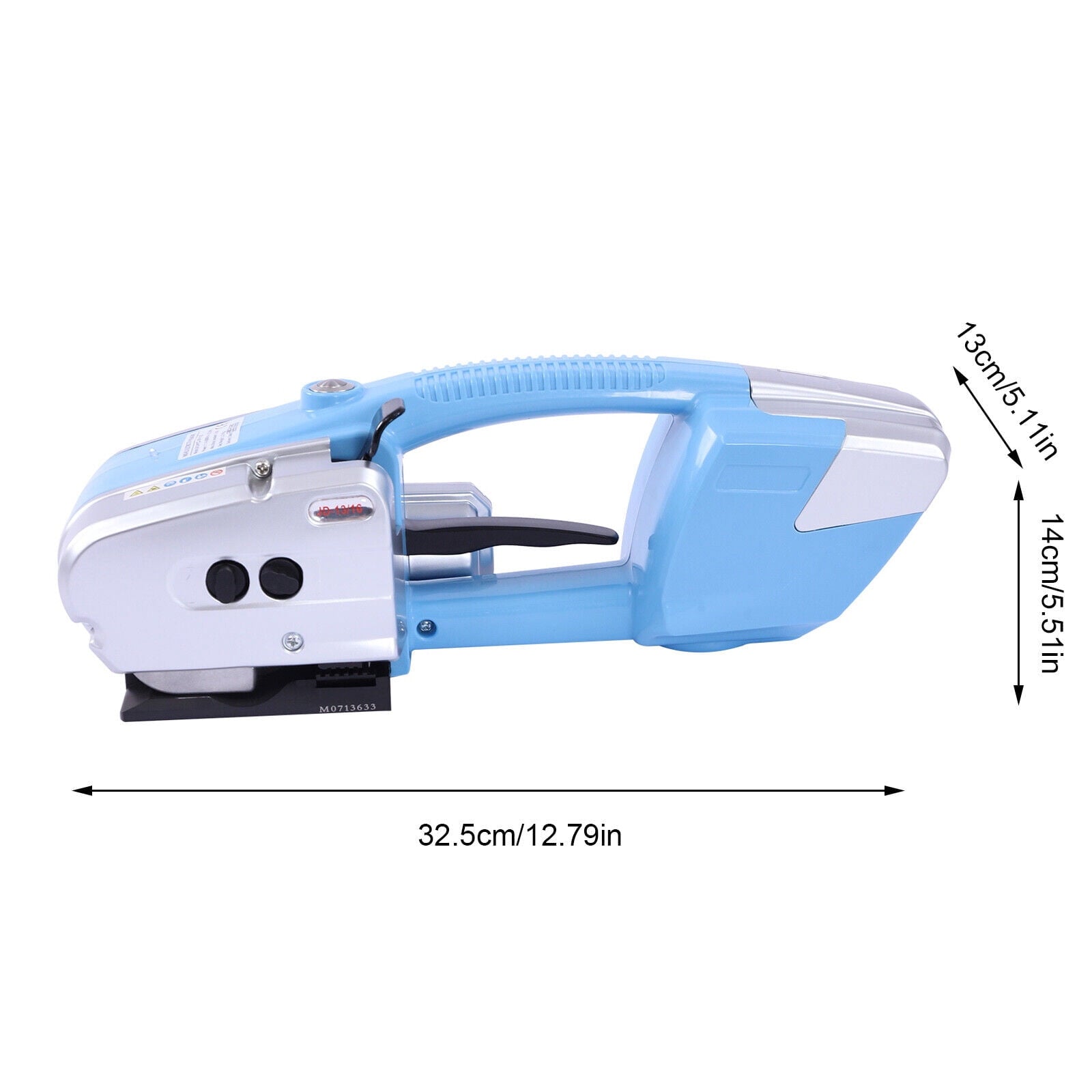 DENSET Automatic Strapping Machine Strapper Battery Operated Strapping Banding Tool Kit For 1/2-5/8 PP PET Straps