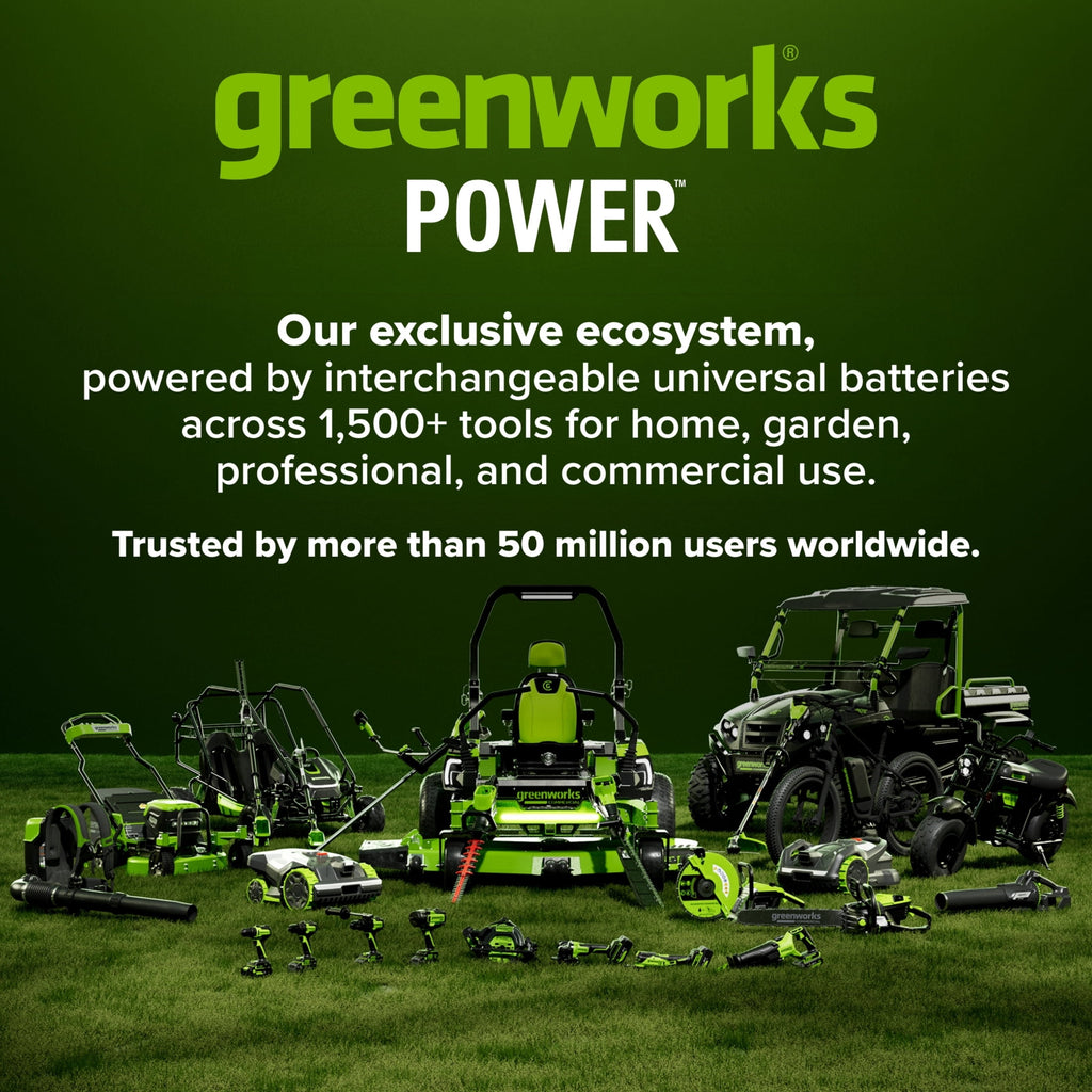Greenworks PowerAll 24V Battery 2-Pack, (2) 4.0Ah Battery and Cable, K2D8NNAA3