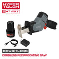 Hyper Tough 12V Brushless Cordless Reciprocating Saw with 1.5Ah Battery