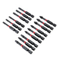 Hyper Tough 15 Piece 2 Impact Rated Screwdriver Bit Set