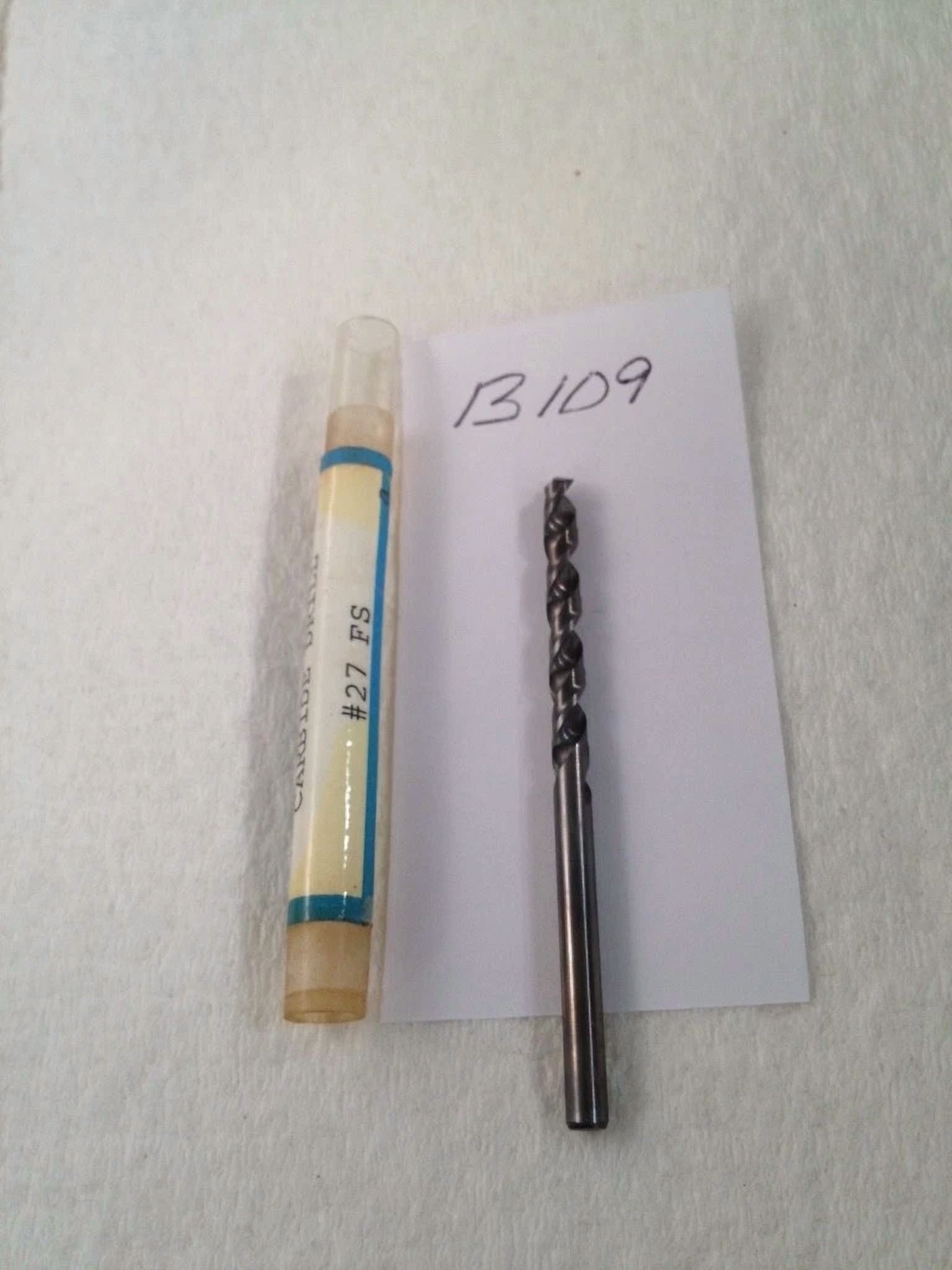 KLYNE - 1 New Usa #27 (.1440) Solid Carbide Fast Spiral Drill. 2-1/2 Oal (B109)