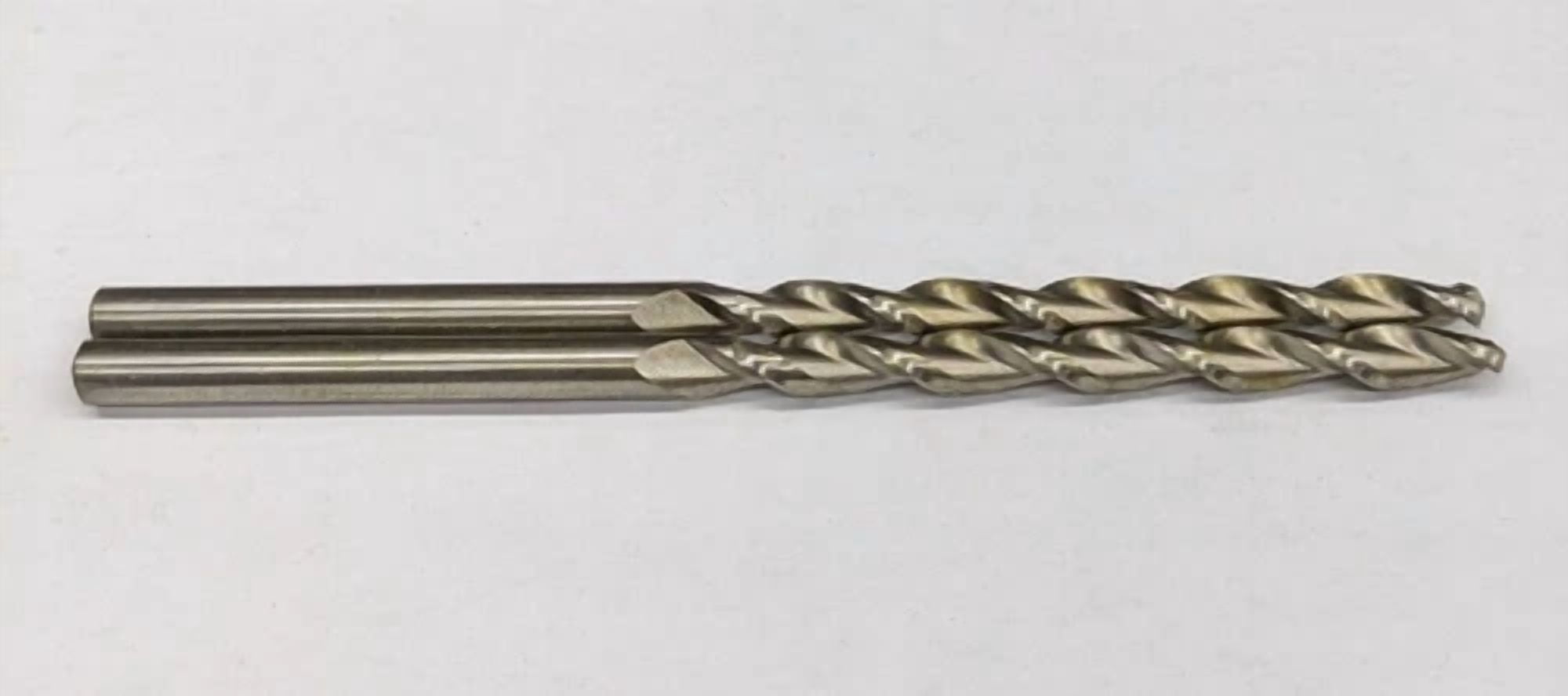 KLYNE - 2 Ace Letter L Parabolic Flute Taper Length Drills 135° Split Point Hss New Usa