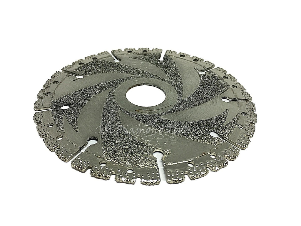 KLYNE - 4.5-Inch Segmented Laser Welded Diamond Blade For Cutting Ductile In Wet/Dry