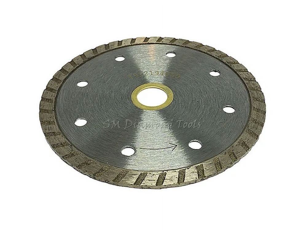 KLYNE - 4.5-Inch Turbo Diamond Blade For Cutting Tile, Porcelain, Stone And Masonry